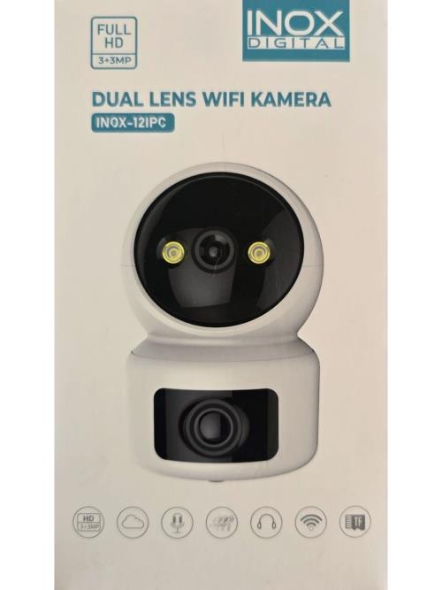 INOX-12IPC 3+3mp 3.6mm (ÇİFT LENS) İÇ ORTAM WİFİ PTZ KAMERA (P6SLİTE)